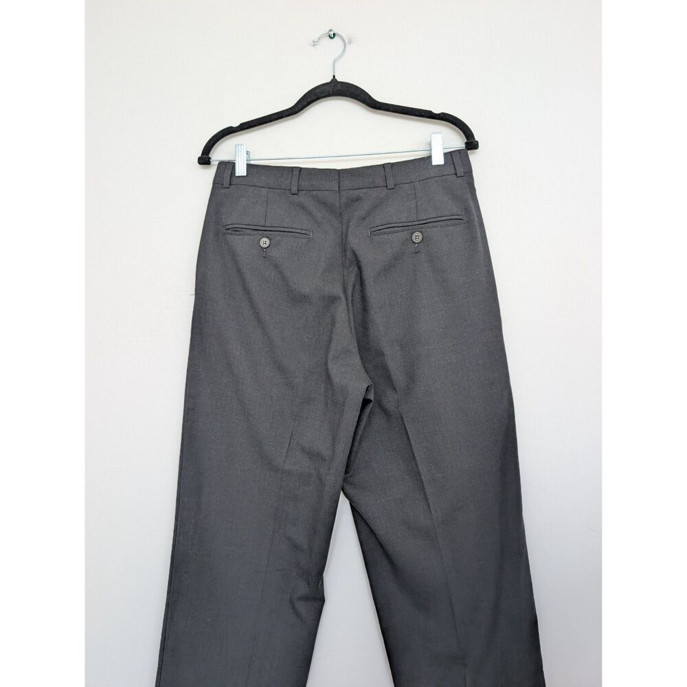 Vintage Oscar de la Renta Wool Gray Mens Dress Pants Trousers Sz 30 - Picture 8 of 16